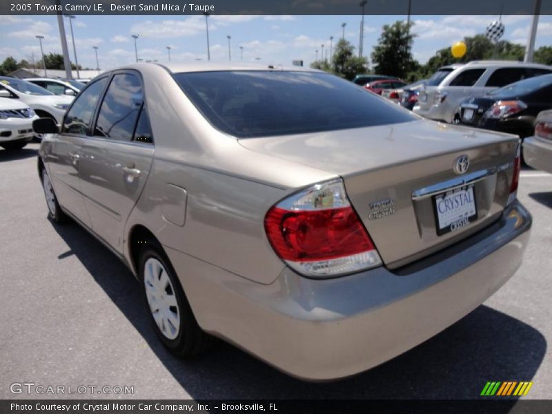 Desert Sand Mica / Taupe 2005 Toyota Camry LE