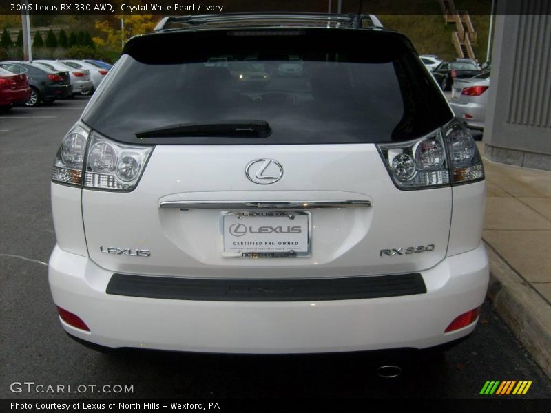 Crystal White Pearl / Ivory 2006 Lexus RX 330 AWD