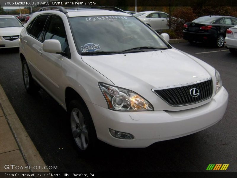 Crystal White Pearl / Ivory 2006 Lexus RX 330 AWD