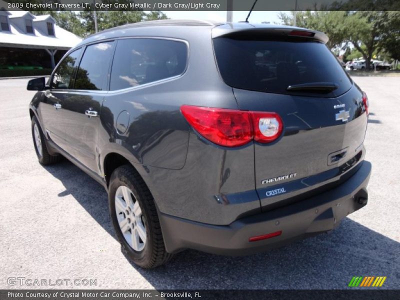 Cyber Gray Metallic / Dark Gray/Light Gray 2009 Chevrolet Traverse LT
