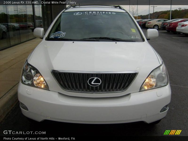 Crystal White Pearl / Ivory 2006 Lexus RX 330 AWD