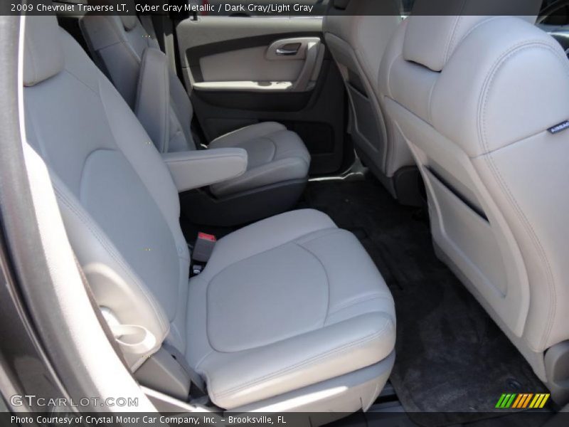 Cyber Gray Metallic / Dark Gray/Light Gray 2009 Chevrolet Traverse LT