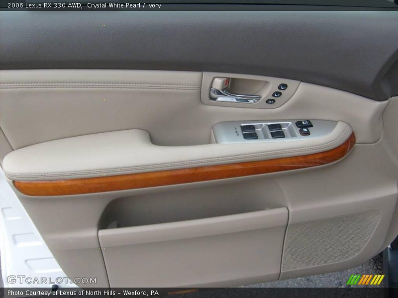 Crystal White Pearl / Ivory 2006 Lexus RX 330 AWD