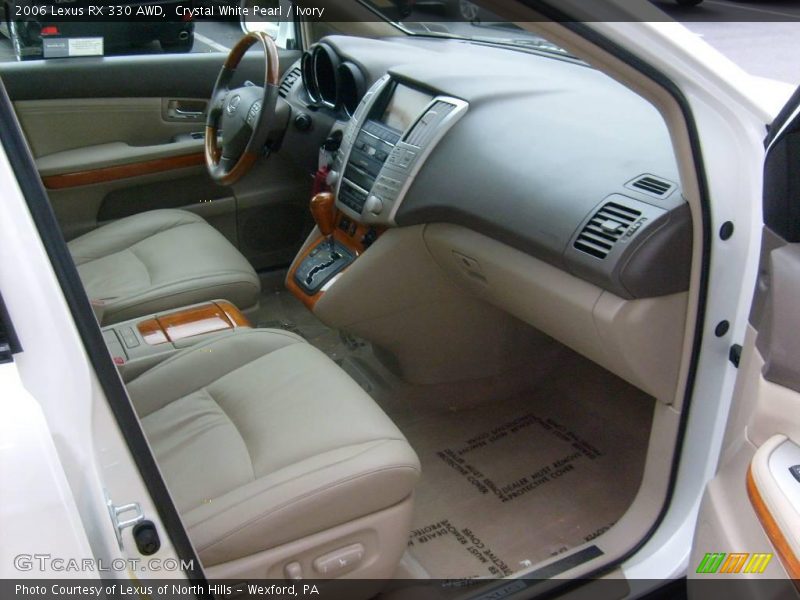 Crystal White Pearl / Ivory 2006 Lexus RX 330 AWD