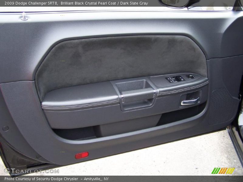 Brilliant Black Crystal Pearl Coat / Dark Slate Gray 2009 Dodge Challenger SRT8