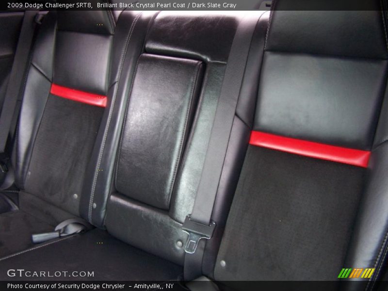 Brilliant Black Crystal Pearl Coat / Dark Slate Gray 2009 Dodge Challenger SRT8