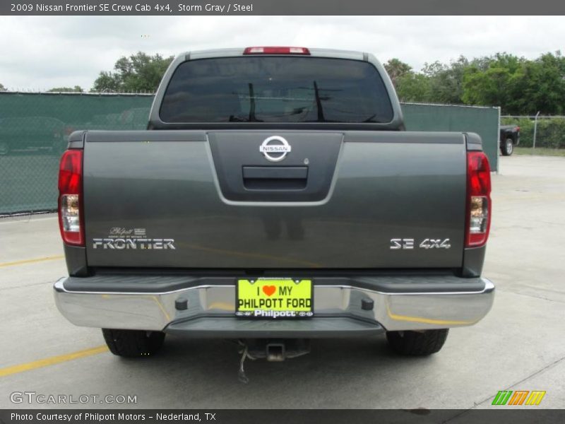 Storm Gray / Steel 2009 Nissan Frontier SE Crew Cab 4x4