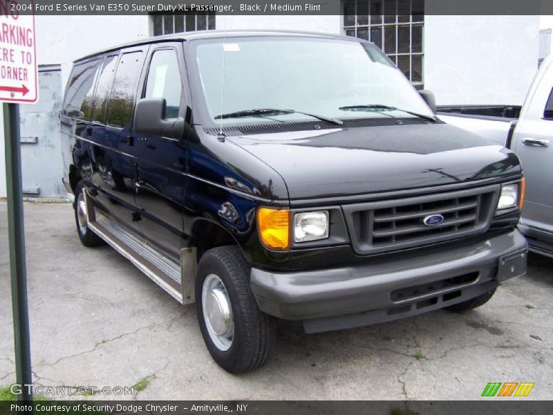 Black / Medium Flint 2004 Ford E Series Van E350 Super Duty XL Passenger