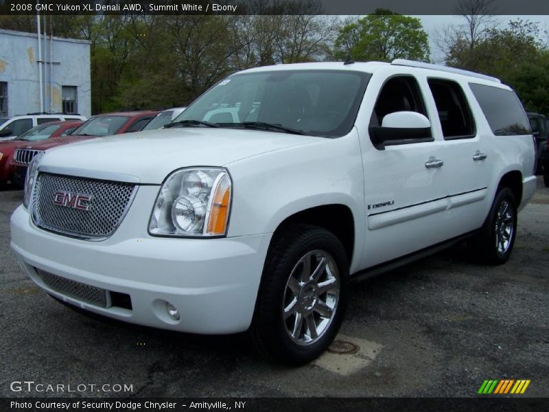 Summit White / Ebony 2008 GMC Yukon XL Denali AWD