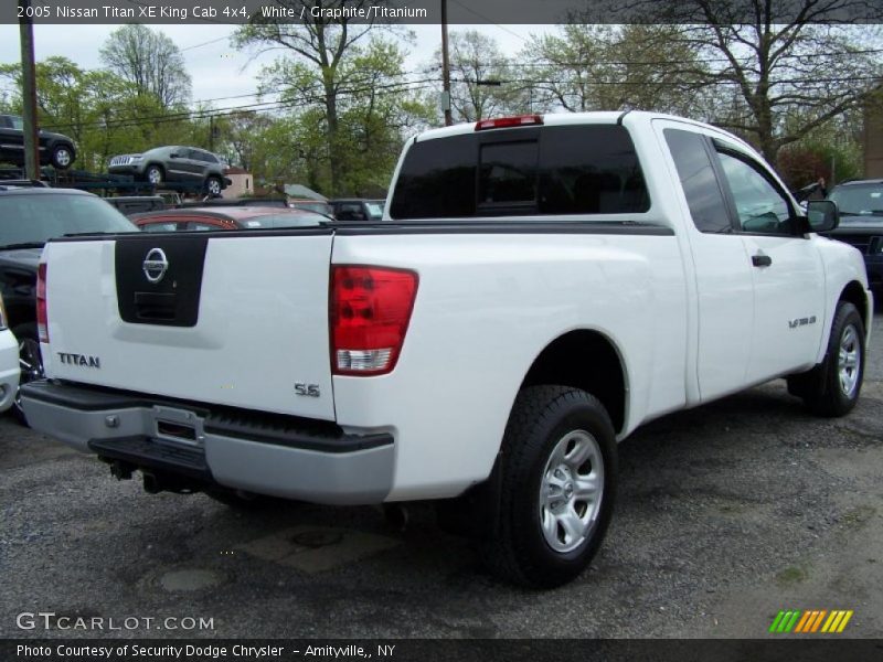 White / Graphite/Titanium 2005 Nissan Titan XE King Cab 4x4