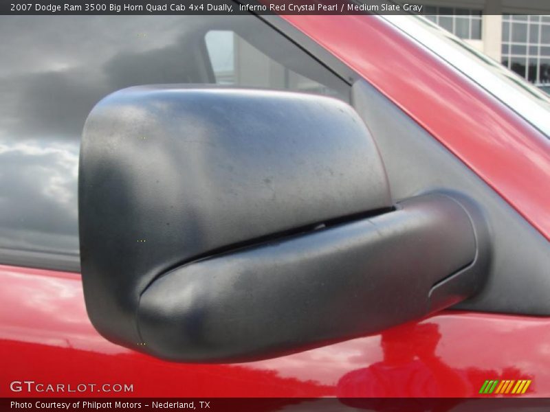 Inferno Red Crystal Pearl / Medium Slate Gray 2007 Dodge Ram 3500 Big Horn Quad Cab 4x4 Dually