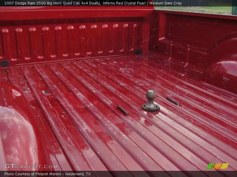 Inferno Red Crystal Pearl / Medium Slate Gray 2007 Dodge Ram 3500 Big Horn Quad Cab 4x4 Dually