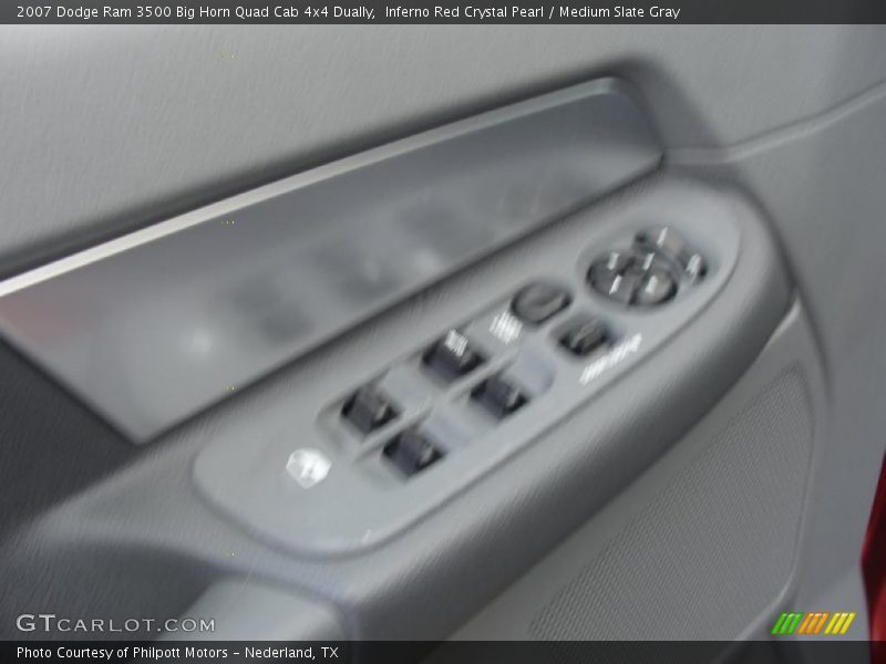 Inferno Red Crystal Pearl / Medium Slate Gray 2007 Dodge Ram 3500 Big Horn Quad Cab 4x4 Dually