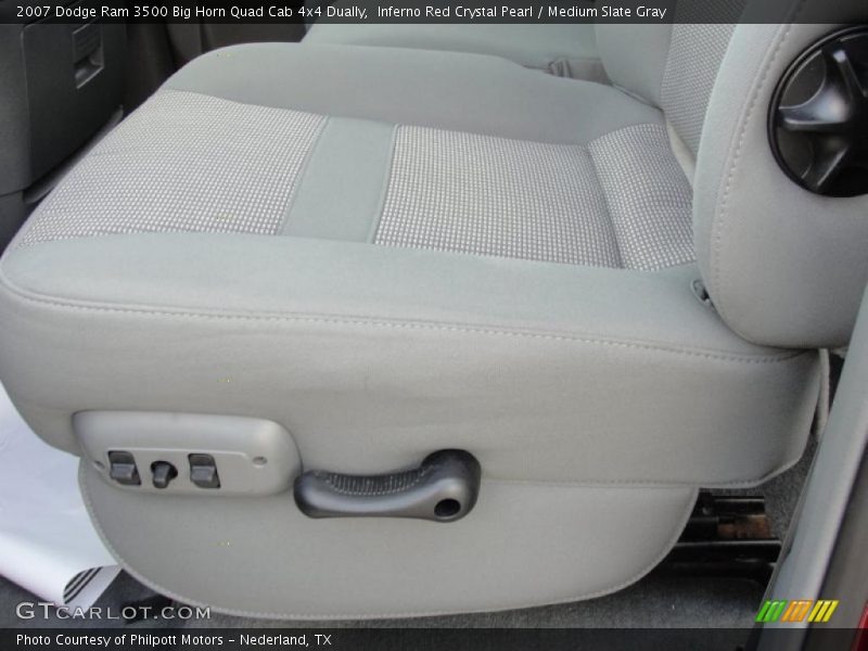 Inferno Red Crystal Pearl / Medium Slate Gray 2007 Dodge Ram 3500 Big Horn Quad Cab 4x4 Dually