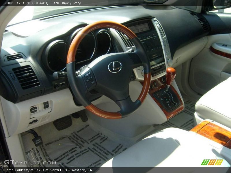 Black Onyx / Ivory 2006 Lexus RX 330 AWD