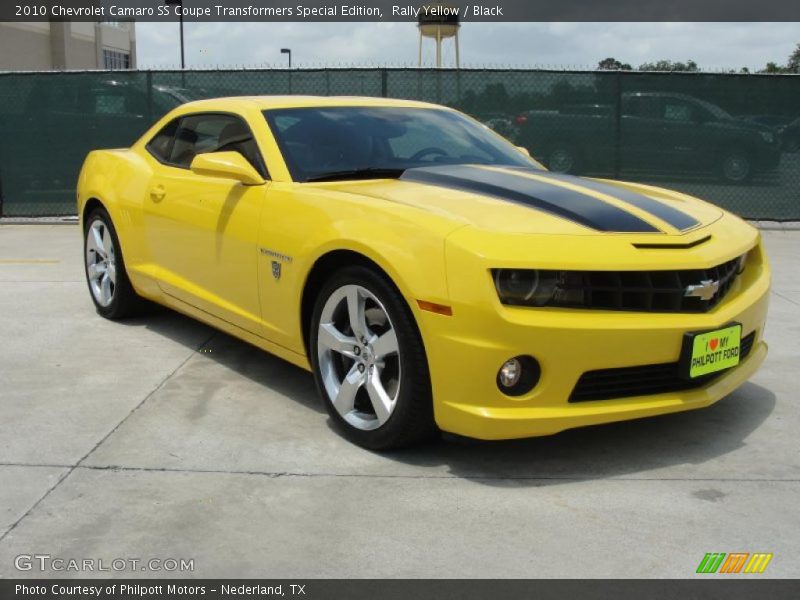 Rally Yellow / Black 2010 Chevrolet Camaro SS Coupe Transformers Special Edition