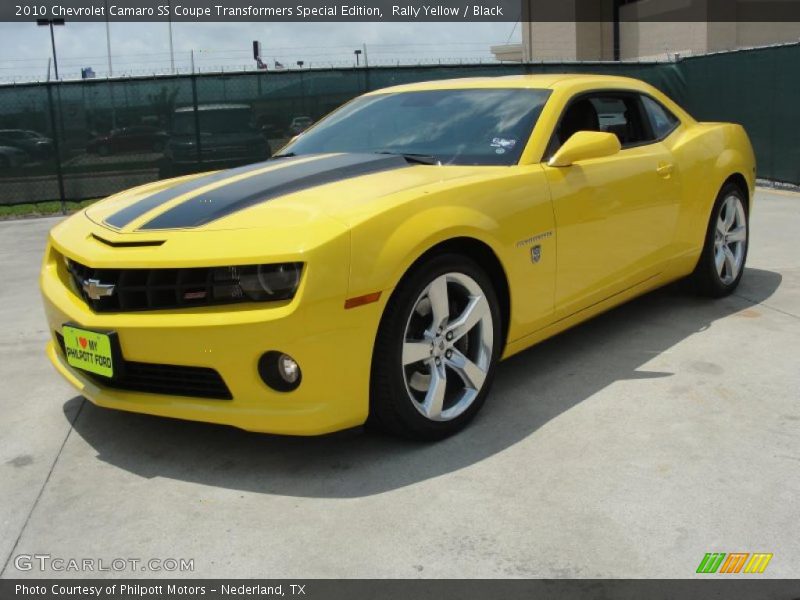 Rally Yellow / Black 2010 Chevrolet Camaro SS Coupe Transformers Special Edition