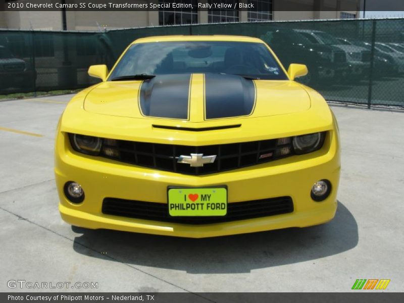 Rally Yellow / Black 2010 Chevrolet Camaro SS Coupe Transformers Special Edition