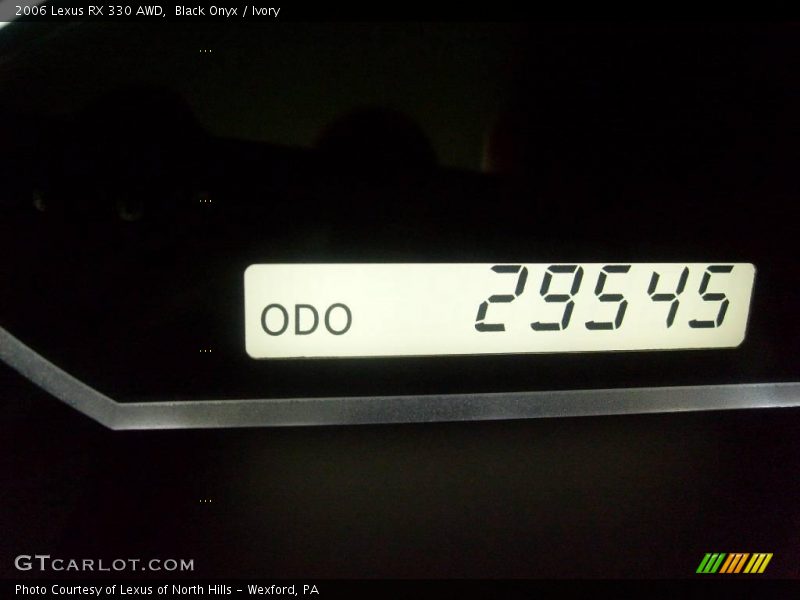 Black Onyx / Ivory 2006 Lexus RX 330 AWD