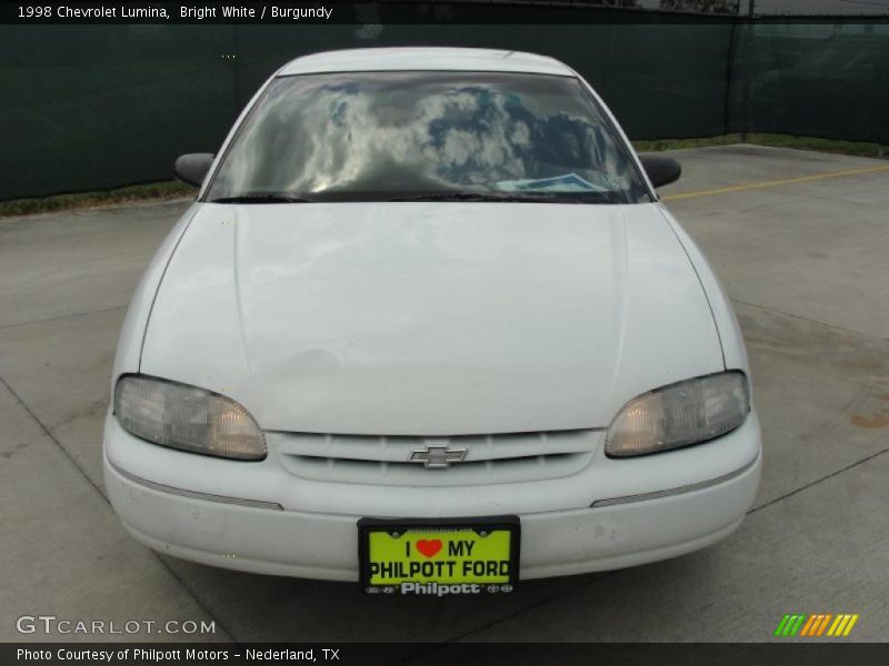 Bright White / Burgundy 1998 Chevrolet Lumina