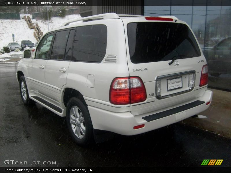 Blizzard White Pearl / Ivory 2004 Lexus LX 470