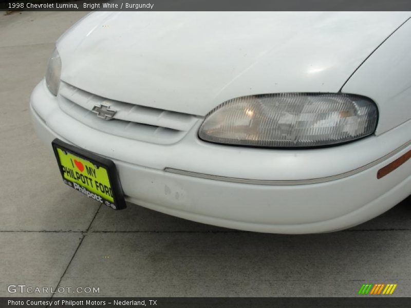 Bright White / Burgundy 1998 Chevrolet Lumina