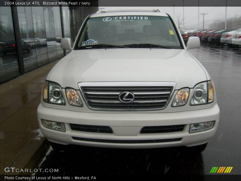Blizzard White Pearl / Ivory 2004 Lexus LX 470