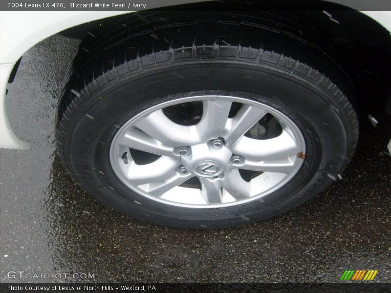 Blizzard White Pearl / Ivory 2004 Lexus LX 470