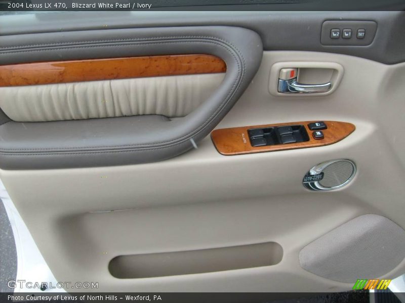 Blizzard White Pearl / Ivory 2004 Lexus LX 470