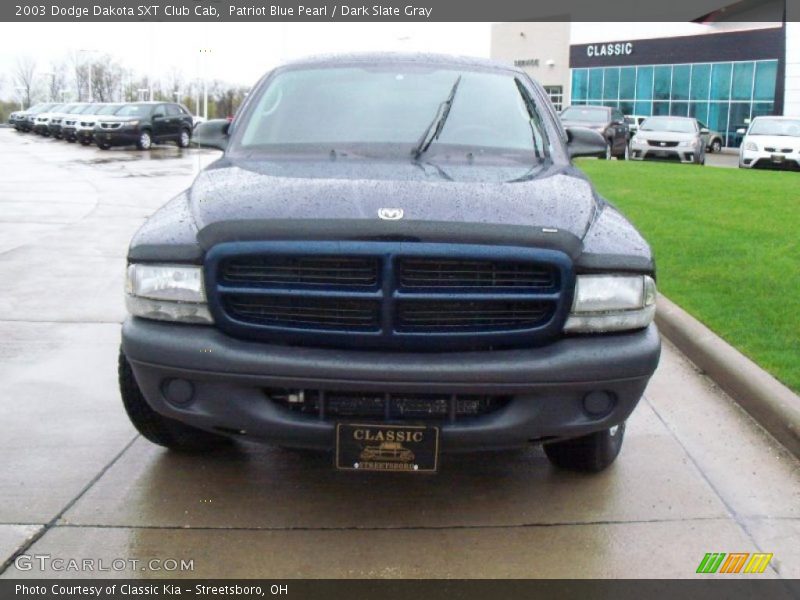 Patriot Blue Pearl / Dark Slate Gray 2003 Dodge Dakota SXT Club Cab