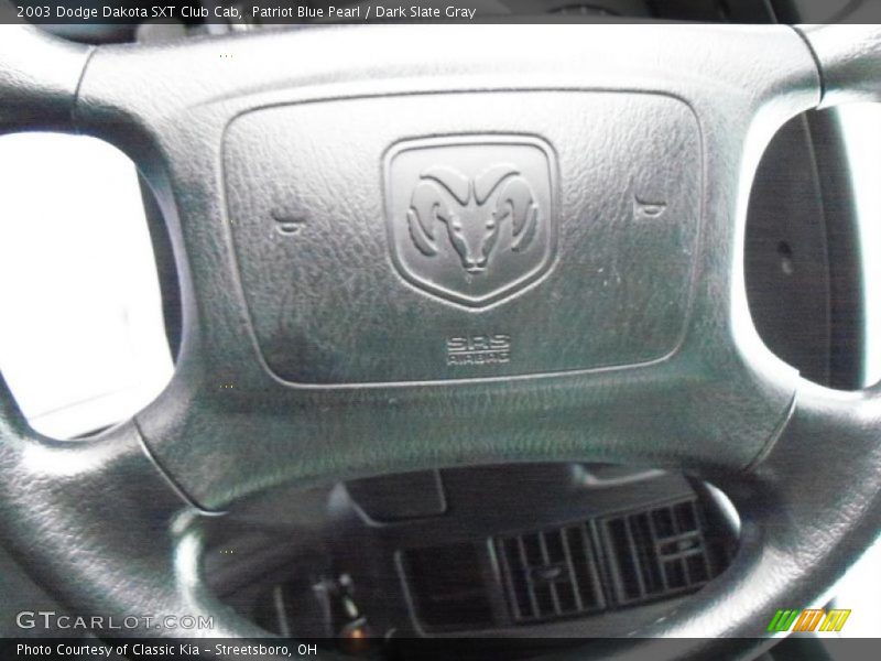 Patriot Blue Pearl / Dark Slate Gray 2003 Dodge Dakota SXT Club Cab