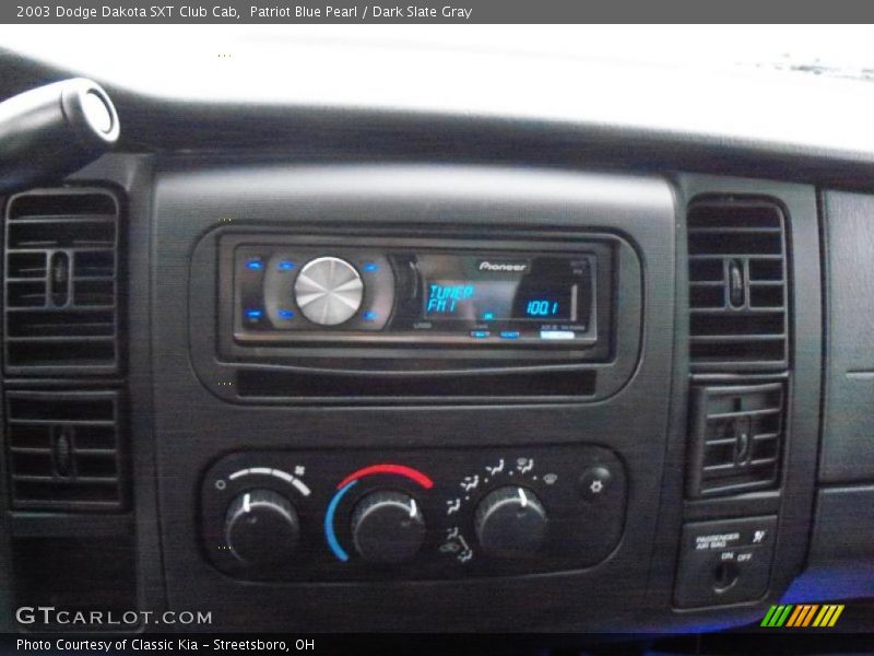 Patriot Blue Pearl / Dark Slate Gray 2003 Dodge Dakota SXT Club Cab
