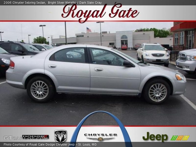 Bright Silver Metallic / Dark Slate Gray 2006 Chrysler Sebring Sedan