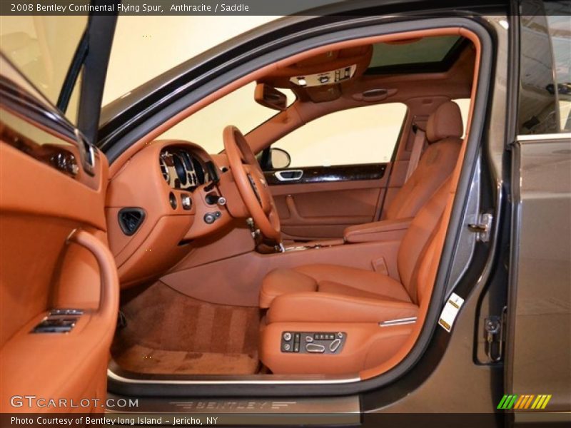 Anthracite / Saddle 2008 Bentley Continental Flying Spur