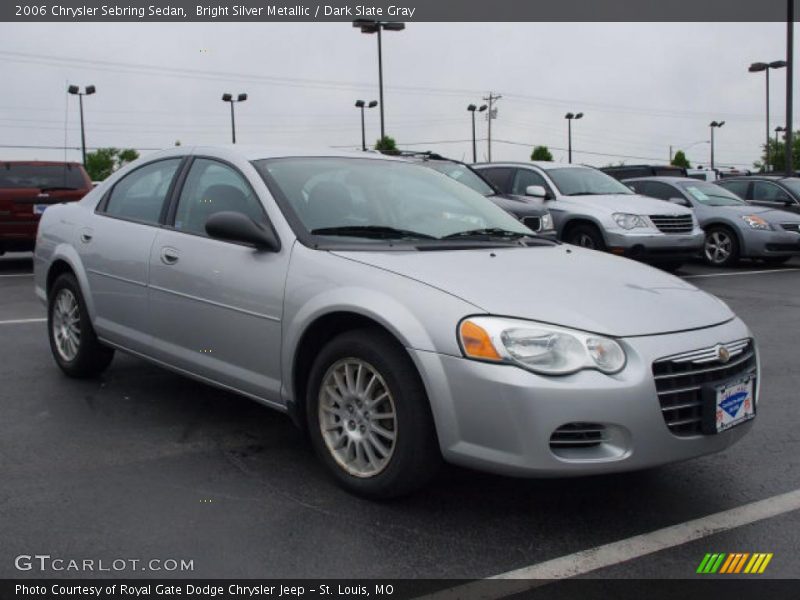 Bright Silver Metallic / Dark Slate Gray 2006 Chrysler Sebring Sedan