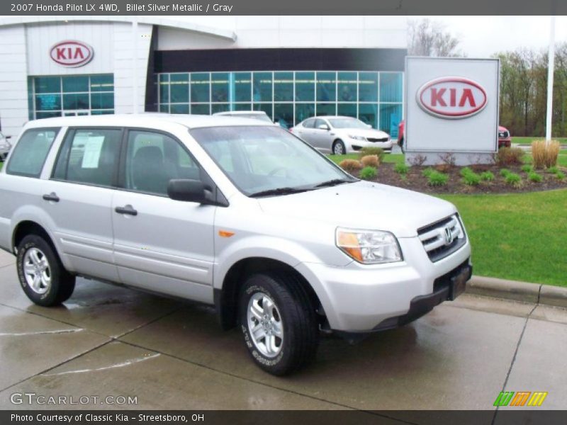 Billet Silver Metallic / Gray 2007 Honda Pilot LX 4WD
