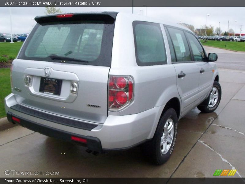 Billet Silver Metallic / Gray 2007 Honda Pilot LX 4WD