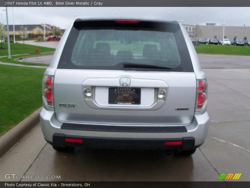 Billet Silver Metallic / Gray 2007 Honda Pilot LX 4WD