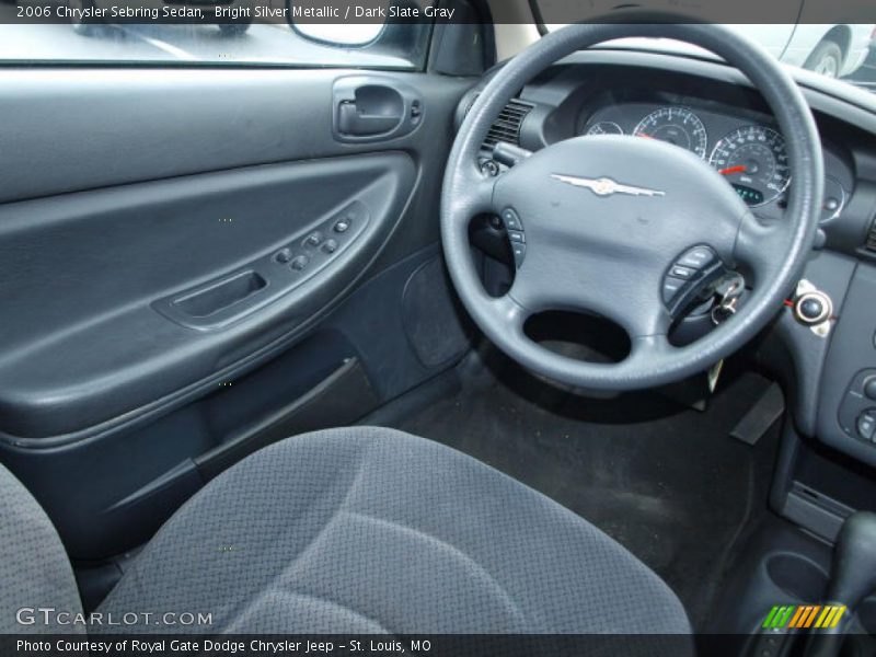 Bright Silver Metallic / Dark Slate Gray 2006 Chrysler Sebring Sedan