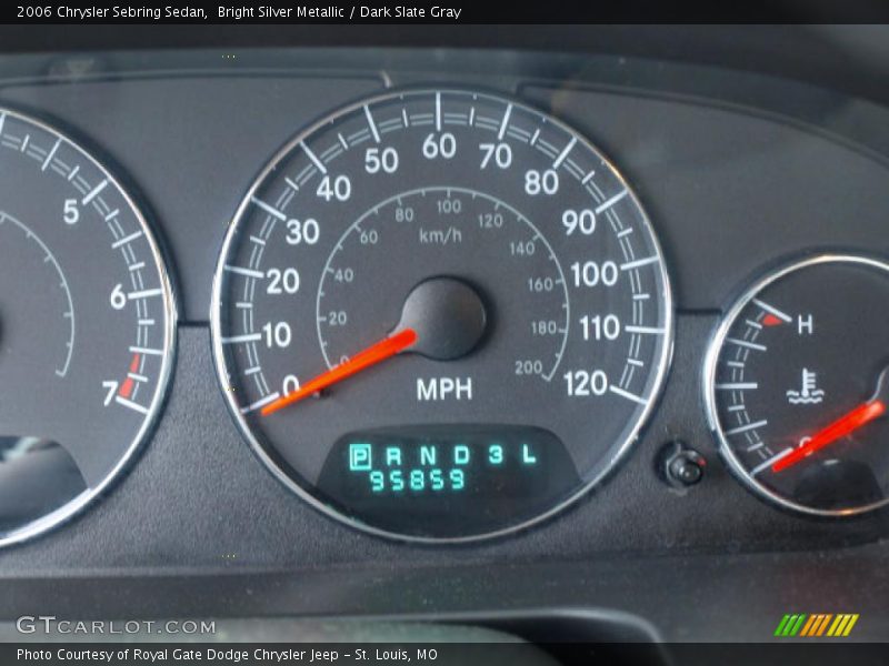 Bright Silver Metallic / Dark Slate Gray 2006 Chrysler Sebring Sedan