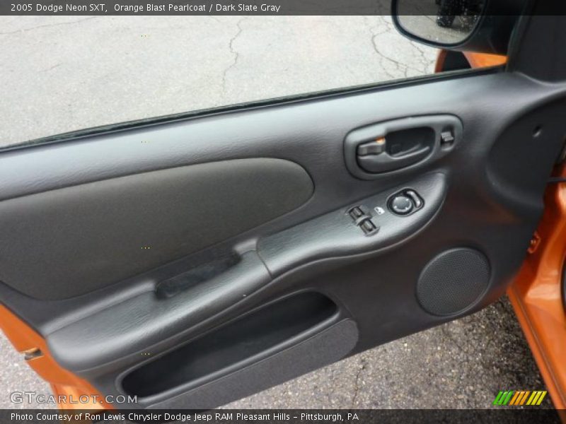 Orange Blast Pearlcoat / Dark Slate Gray 2005 Dodge Neon SXT