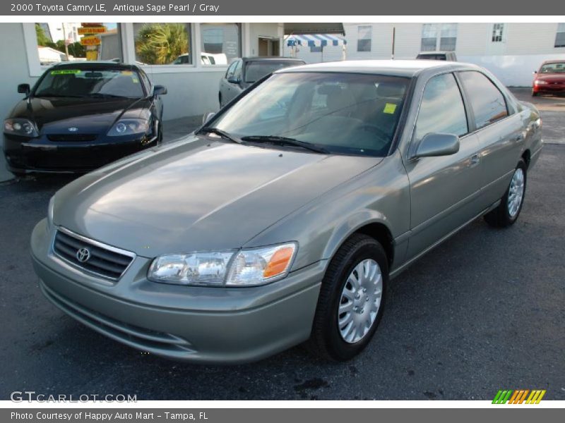 Antique Sage Pearl / Gray 2000 Toyota Camry LE