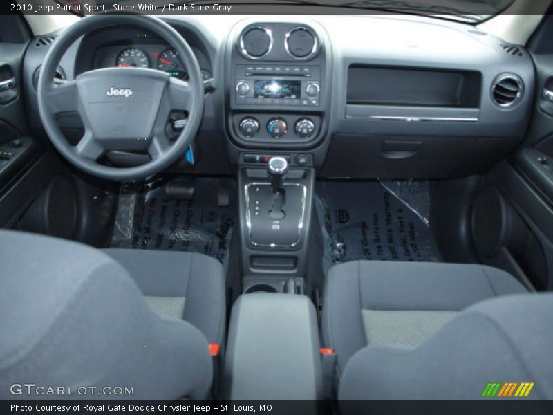 Stone White / Dark Slate Gray 2010 Jeep Patriot Sport