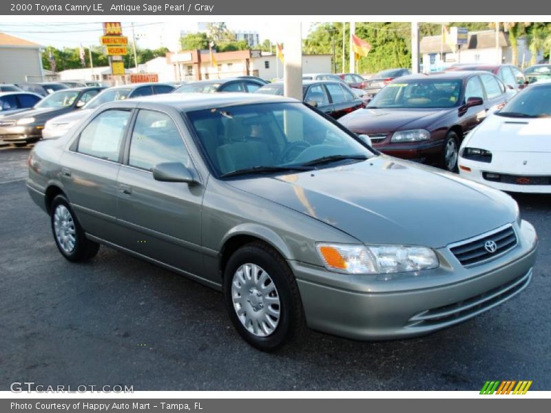 Antique Sage Pearl / Gray 2000 Toyota Camry LE