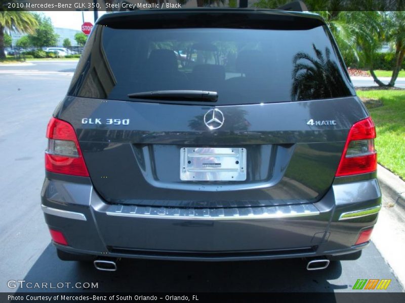 Steel Grey Metallic / Black 2010 Mercedes-Benz GLK 350
