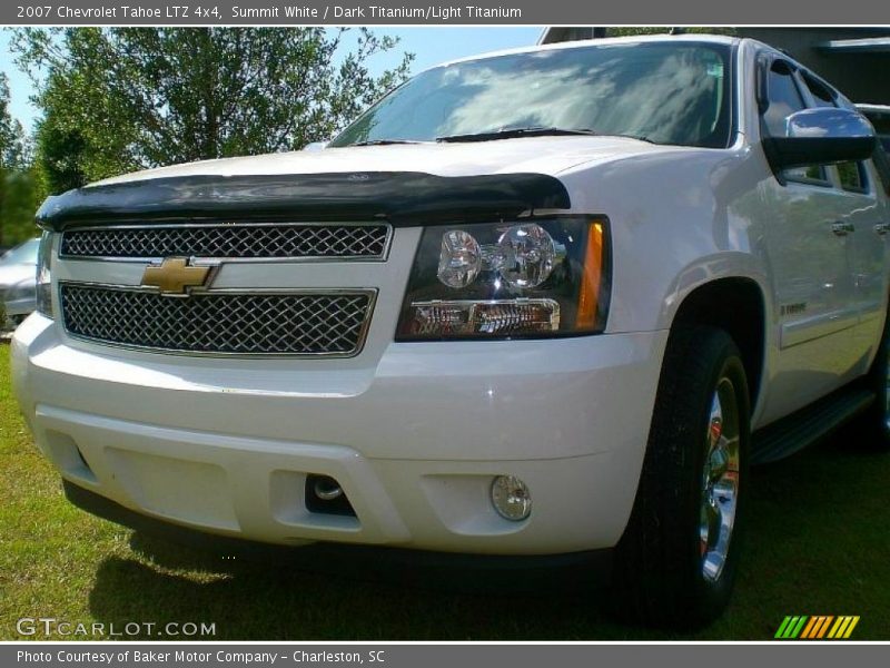 Summit White / Dark Titanium/Light Titanium 2007 Chevrolet Tahoe LTZ 4x4