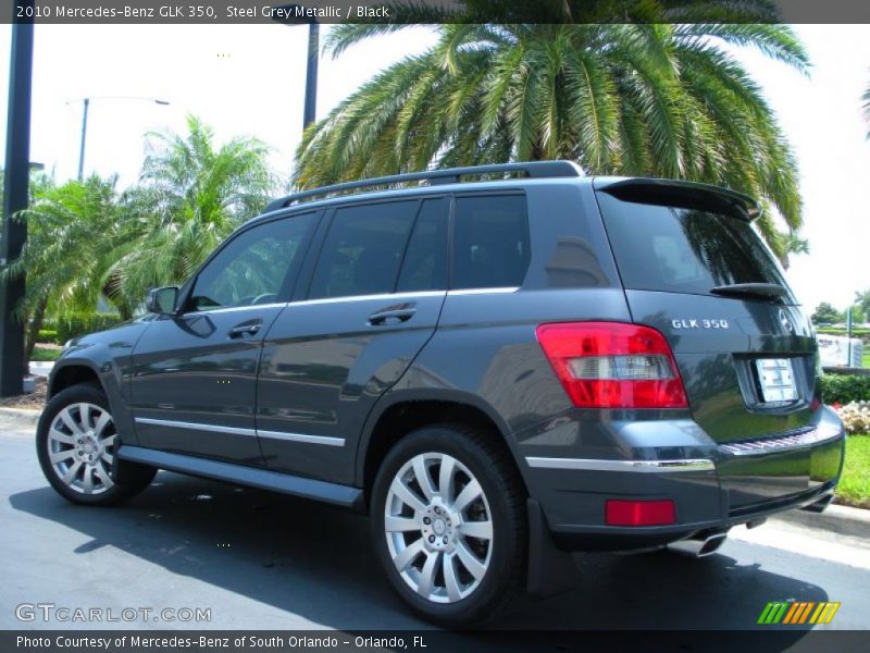 Steel Grey Metallic / Black 2010 Mercedes-Benz GLK 350