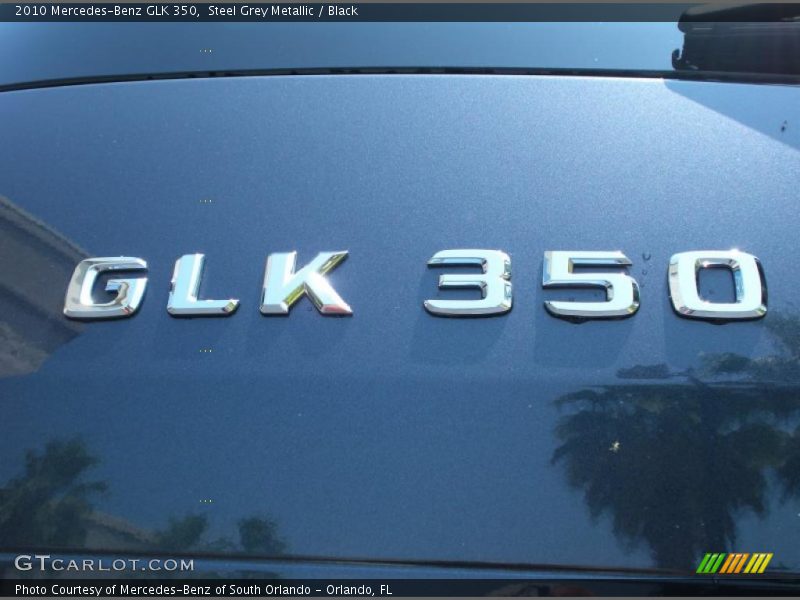 Steel Grey Metallic / Black 2010 Mercedes-Benz GLK 350