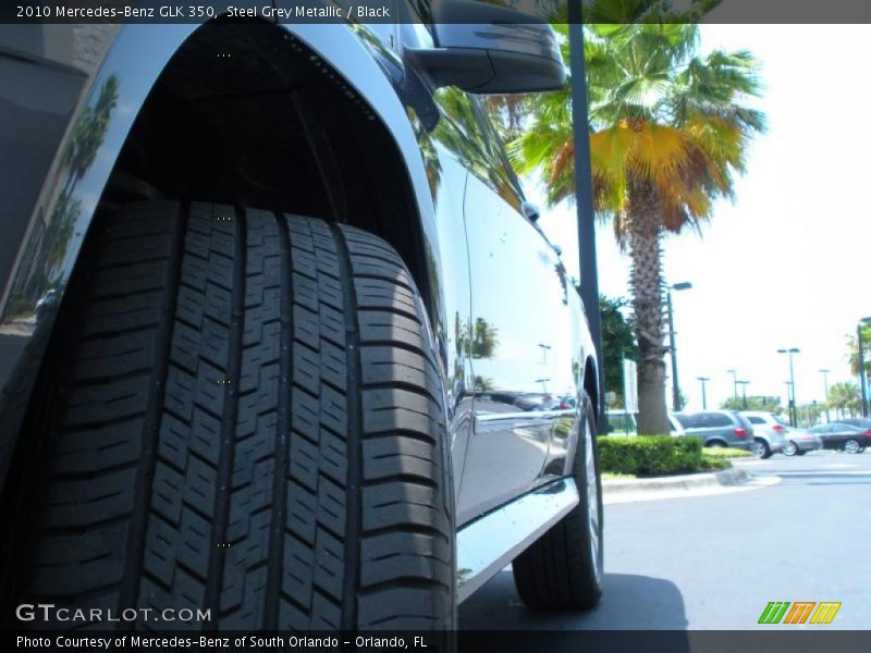 Steel Grey Metallic / Black 2010 Mercedes-Benz GLK 350