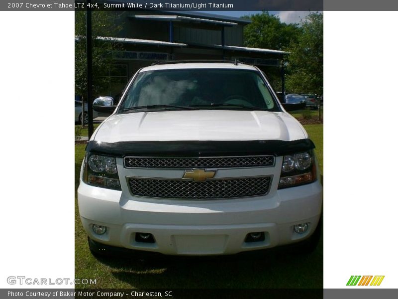 Summit White / Dark Titanium/Light Titanium 2007 Chevrolet Tahoe LTZ 4x4